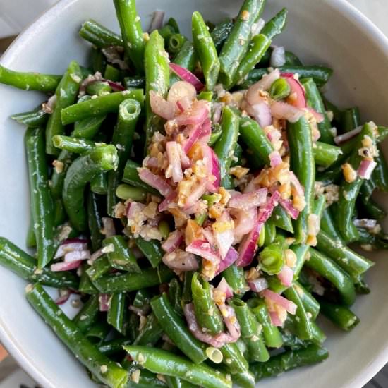 Italian Green Bean Salad - Recipe photo by onthebias