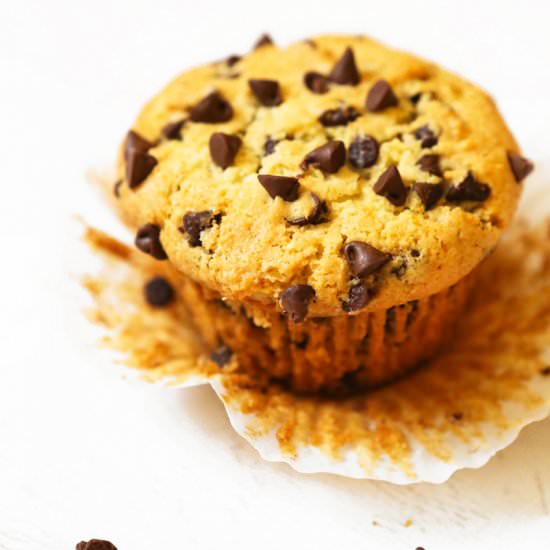 Chocolate Chip Muffins without Milk - Recipe photo by pipandebby