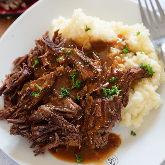 Instant Pot 3 Packet Roast - Recipe photo by TheSaltyPot