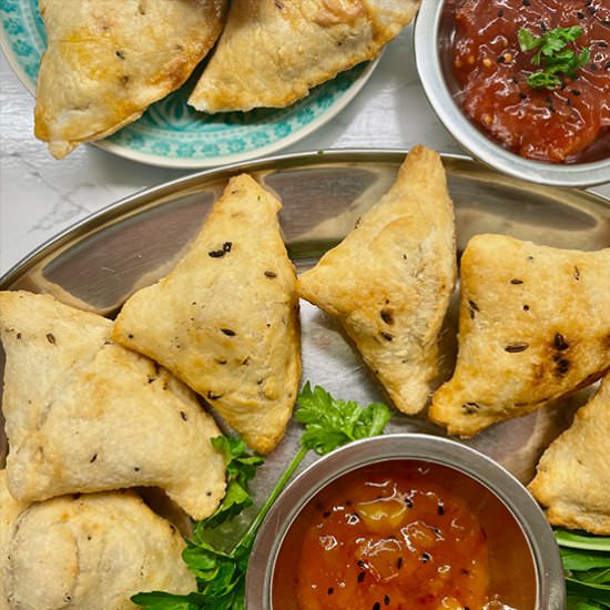 Gluten-Free Vegetable Samosas - Recipe photo by Fun Without Gluten