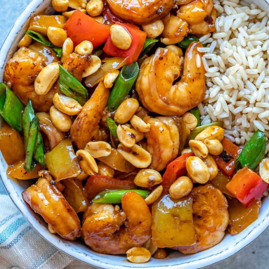 KUNG PAO SHRIMP - Recipe photo by healthyfitnessmeals