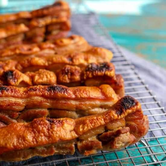 Oven baked chicharrones - Recipe photo by fatgirlhedonist