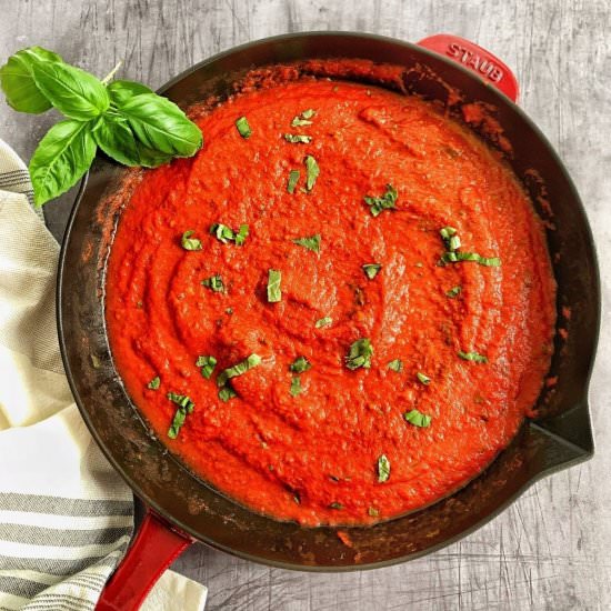Easy Homemade Pizza Sauce - Recipe photo by Theoregondietitian