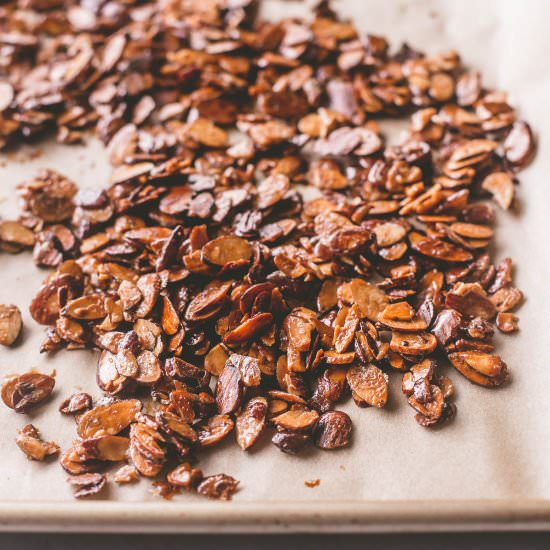 Salty and Sweet Candied Almonds - Recipe photo by InquiringChef
