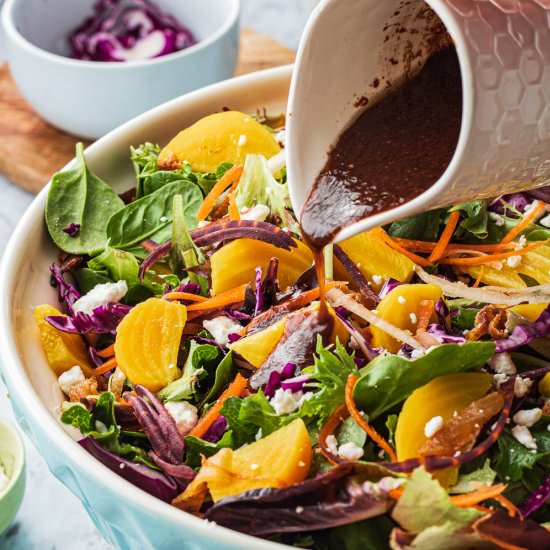 Golden Beet Salad/Balsamic Dressing - Recipe photo by eatdessertsnack