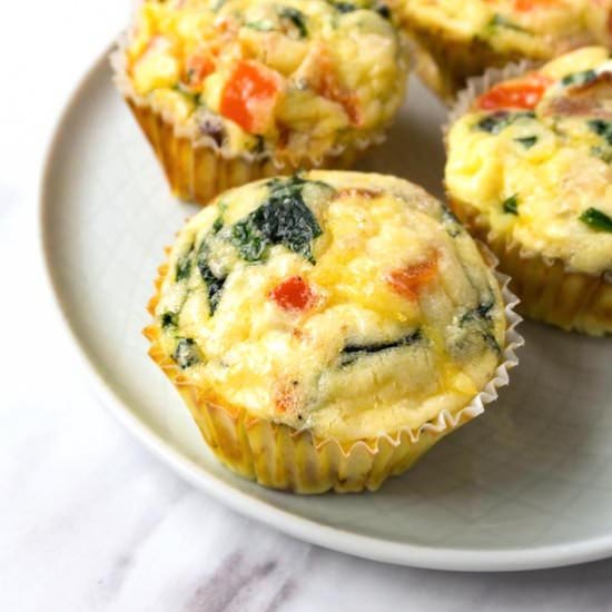 Keto egg muffins - Recipe photo by HereToCook