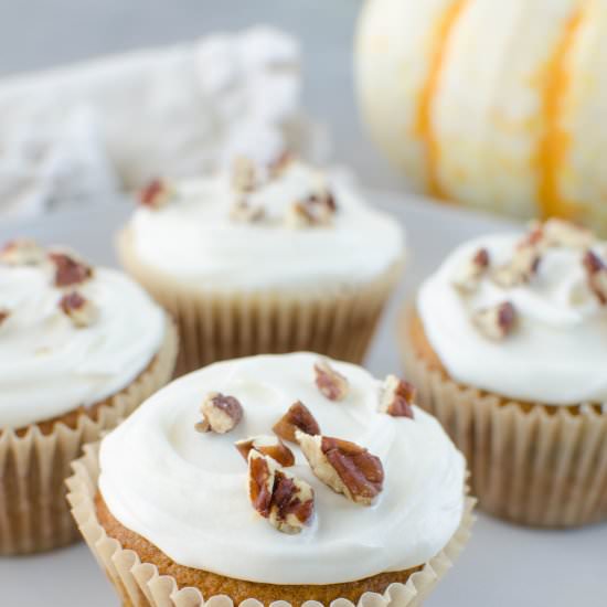 Pumpkin Spice Cupcakes - Recipe photo by fakeginger