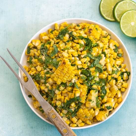 Cilantro Lime Corn - Recipe photo by healingtomato