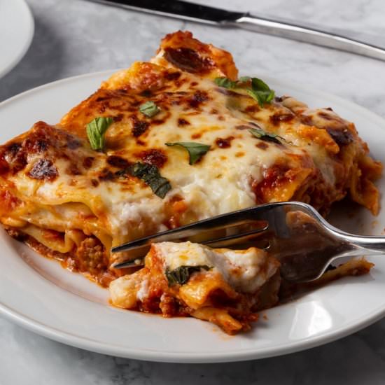 Pork and Beef Bolognese Lasagna - Recipe photo by cooking.with.carbs