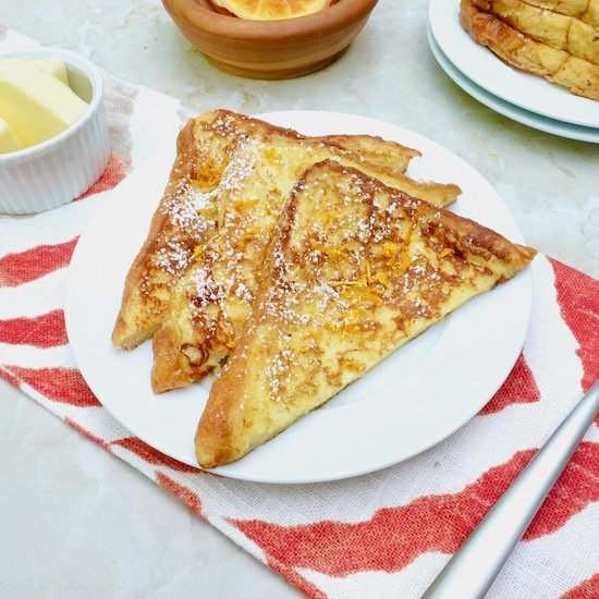 Orange Brioche French Toast - Recipe photo by anothertablespoon