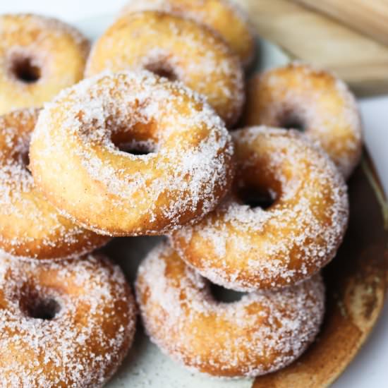 Vegan Doughnuts - Recipe photo by aVegTasteFromAtoZ