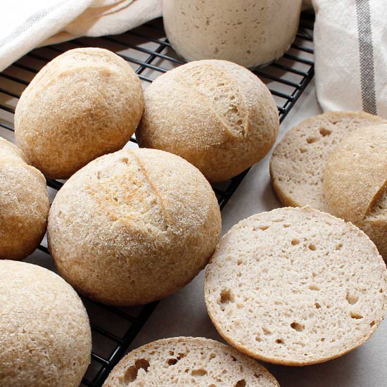 Gluten-Free Sourdough Rolls - Recipe photo by fresh is real