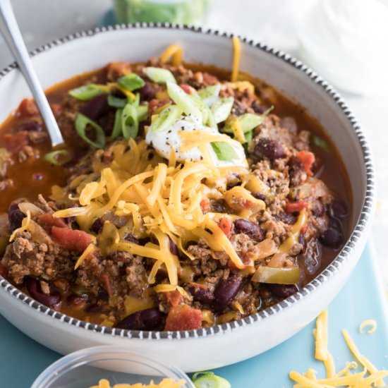 Beef Chili - Recipe photo by culinaryhill