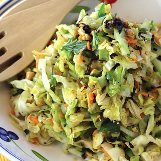 Grilled Cabbage Coleslaw - Recipe photo by Food Gal