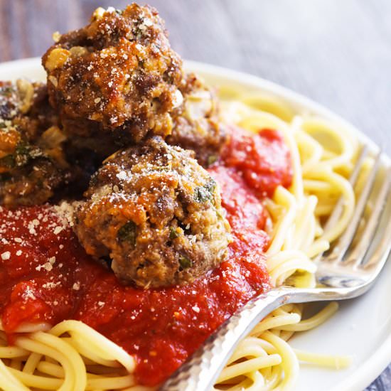 Easy Baked Meatballs - Recipe photo by pipandebby