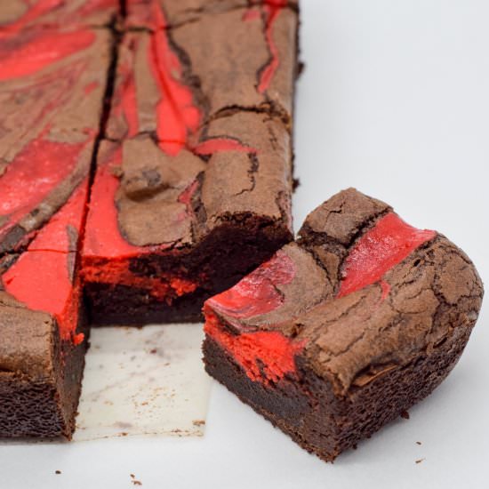 Baileys Red Velvet Brownies - Recipe photo by Sweet Mouth Joy