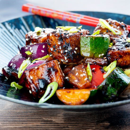 Sweet and Sour Tofu - Recipe photo by Brian Jones