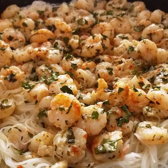 Garlic Buttter Shrimp with Rice Ver - Recipe photo by 2pots2cook