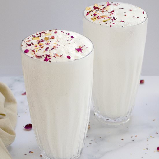 Sweet Lassi (Indian Yogurt Drink) - Recipe photo by pipingpotcurry