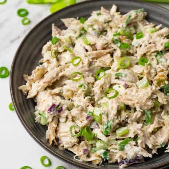 Keto chicken salad - Recipe photo by HereToCook