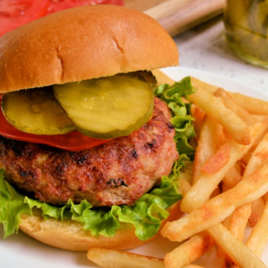 Grilled Turkey Burger - Recipe photo by Small Town Woman