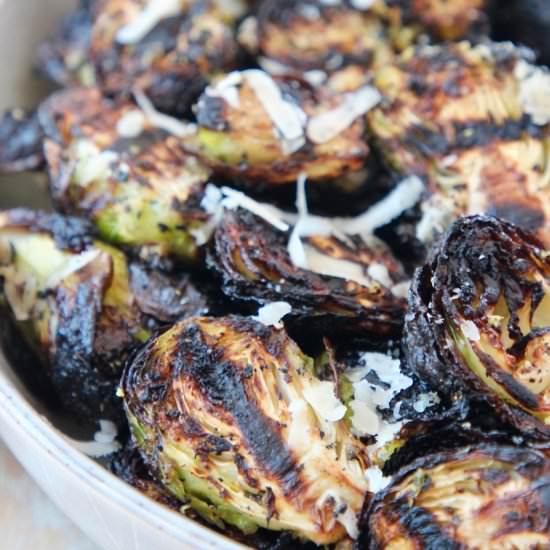 Grilled Brussels Sprouts - Recipe photo by Whitney Bond