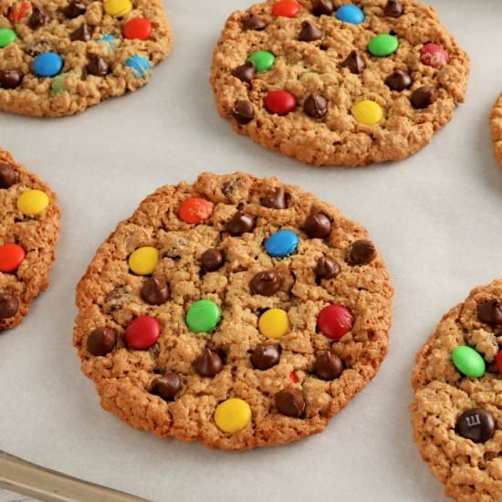 Gluten-Free Monster Cookies - Recipe photo by Mama Knows Gluten Free