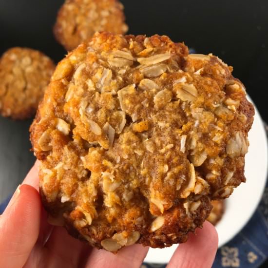 Gluten Free Anzac Biscuits (Vegan) - Recipe photo by summeryule.com