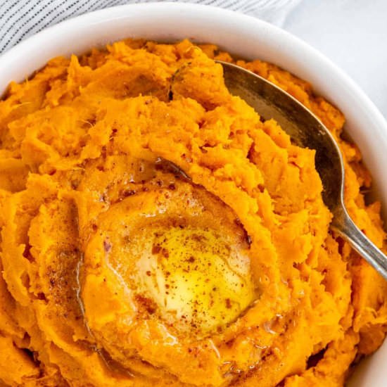 Mashed Sweet Potatoes (Instant Pot) - Recipe photo by Jessica Gavin