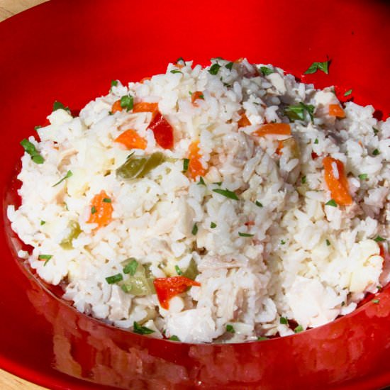 Rice Salad with Chicken - Recipe photo by GiangisKitchen