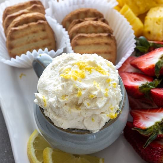 Creamy Lemon Mascarpone Dip - Recipe photo by Aredspatula