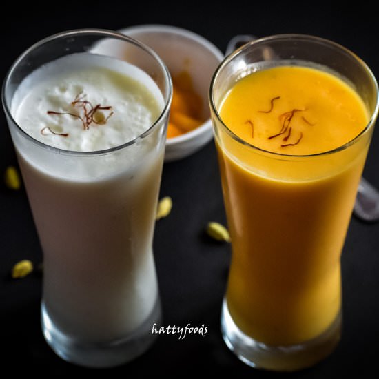 SWEET LASSI RECIPE / MANGO LASSI - Recipe photo by hattyfoods