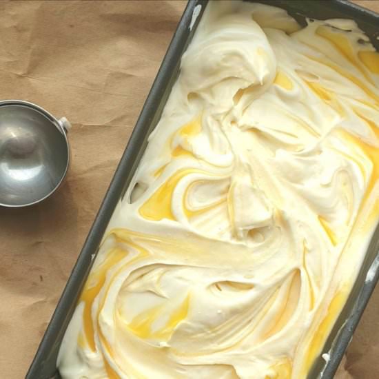 No churn lemon curd ice cream - Recipe photo by Flours n frostings