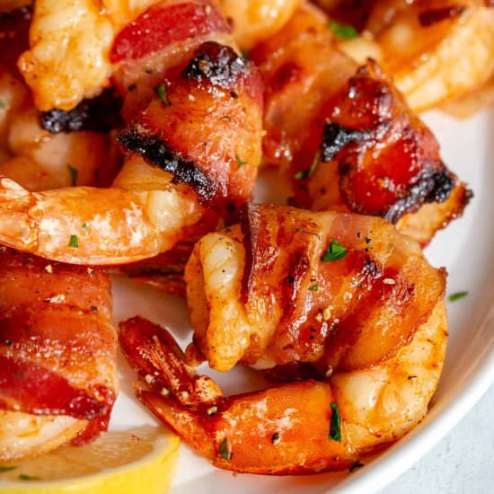 Bacon Wrapped Shrimp - Recipe photo by Jessica Gavin