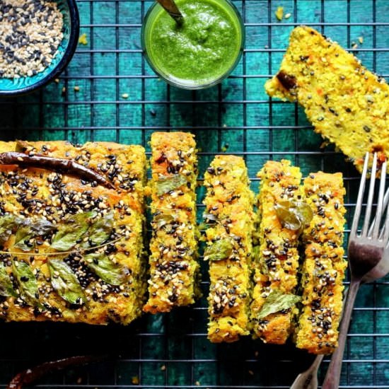 Suji Handvo - Recipe photo by easyfoodsmith