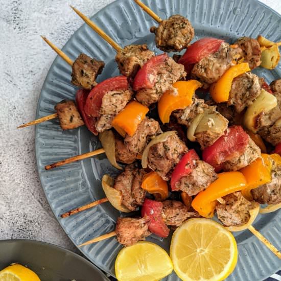Pork Skewers In the Oven - Recipe photo by mamazilla
