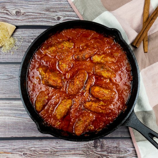 Traditional Soutzoukakia - Recipe photo by fooodlove