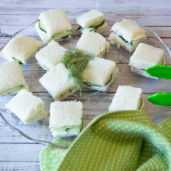 Cucumber Tea Sandwiches - Recipe photo by iwilkerson