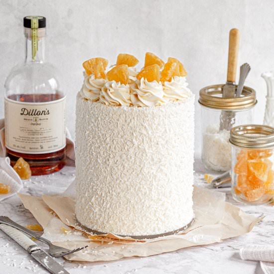 Pina Colada Cake - Recipe photo by CAKED by Katie