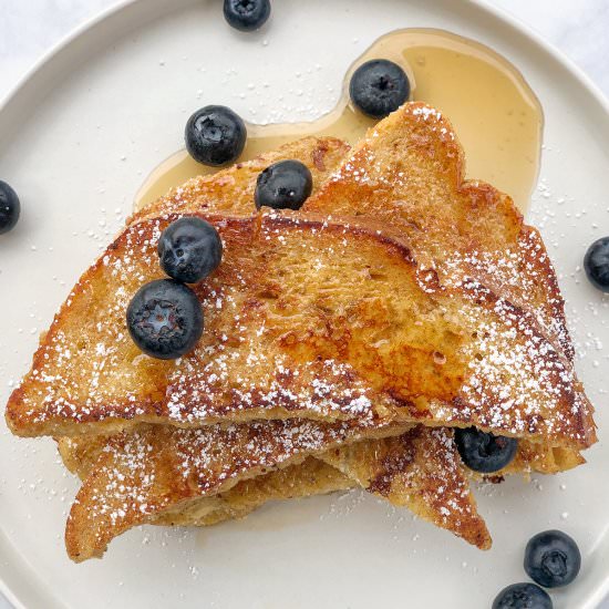 Dairy-Free & Egg-Free French Toast - Recipe photo by theurbenlife