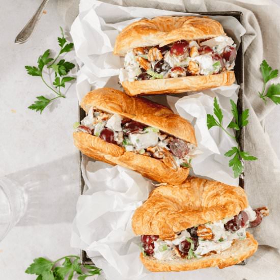 Chicken Salad with Grapes & Pecans - Recipe photo by barleyandsage