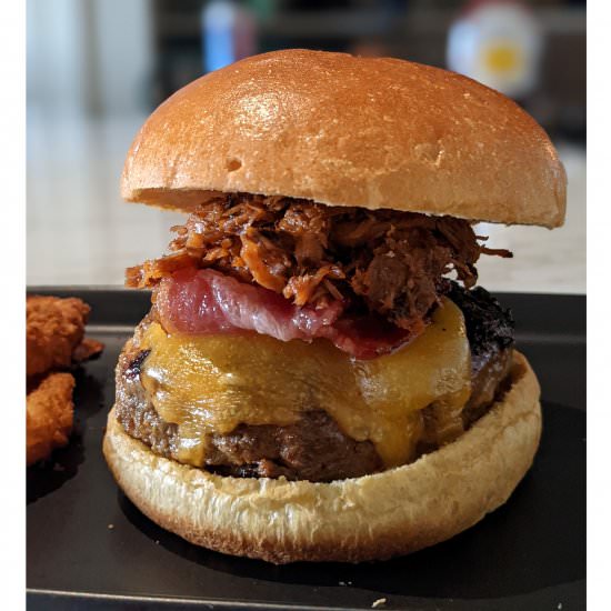 Big Pig Burger - Recipe photo by thecandidcooks