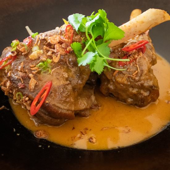 Lamb Shank Red Thai Curry - Recipe photo by ATastyKitchen