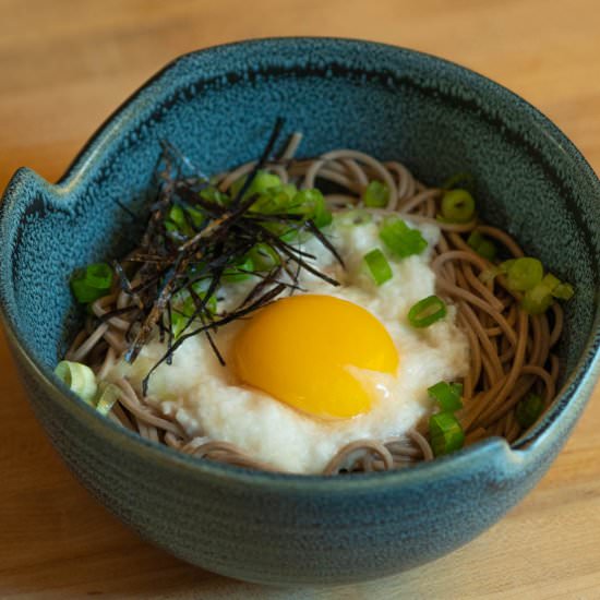 Tororo Soba Noodles! - Recipe photo by Adventures of Carlienne