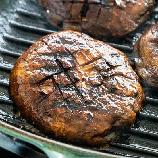 Grilled Portobello Mushrooms - Recipe photo by Jessica Gavin