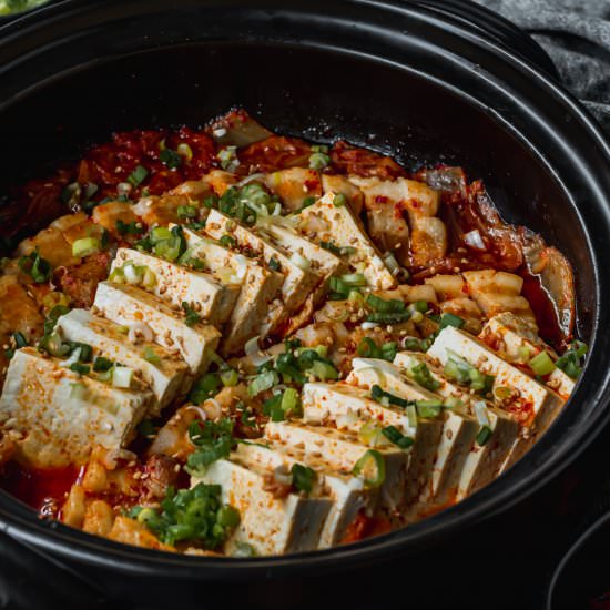 Kimchi Jjim [Braised Kimchi] - Recipe photo by thesubversivetable