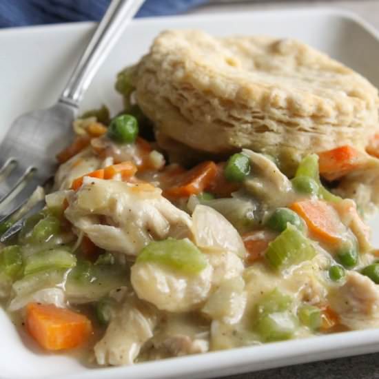Easy Chicken Pot Pie - Recipe photo by savorytosweetfood