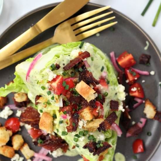 Avocado Ranch Wedge Salad - Recipe photo by waystomyheart