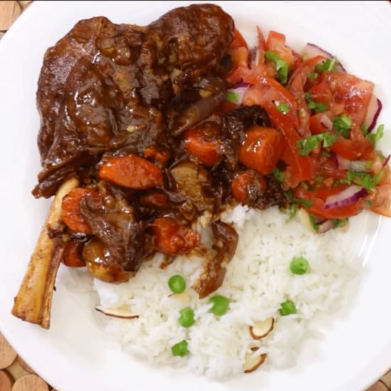 MOROCCAN LAMB - Recipe photo by clove and cumin