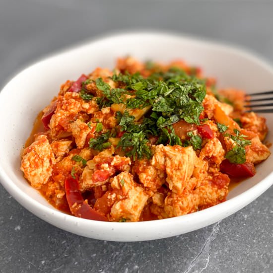 Vegan Scramble (Menemen) - Recipe photo by Revelinplants